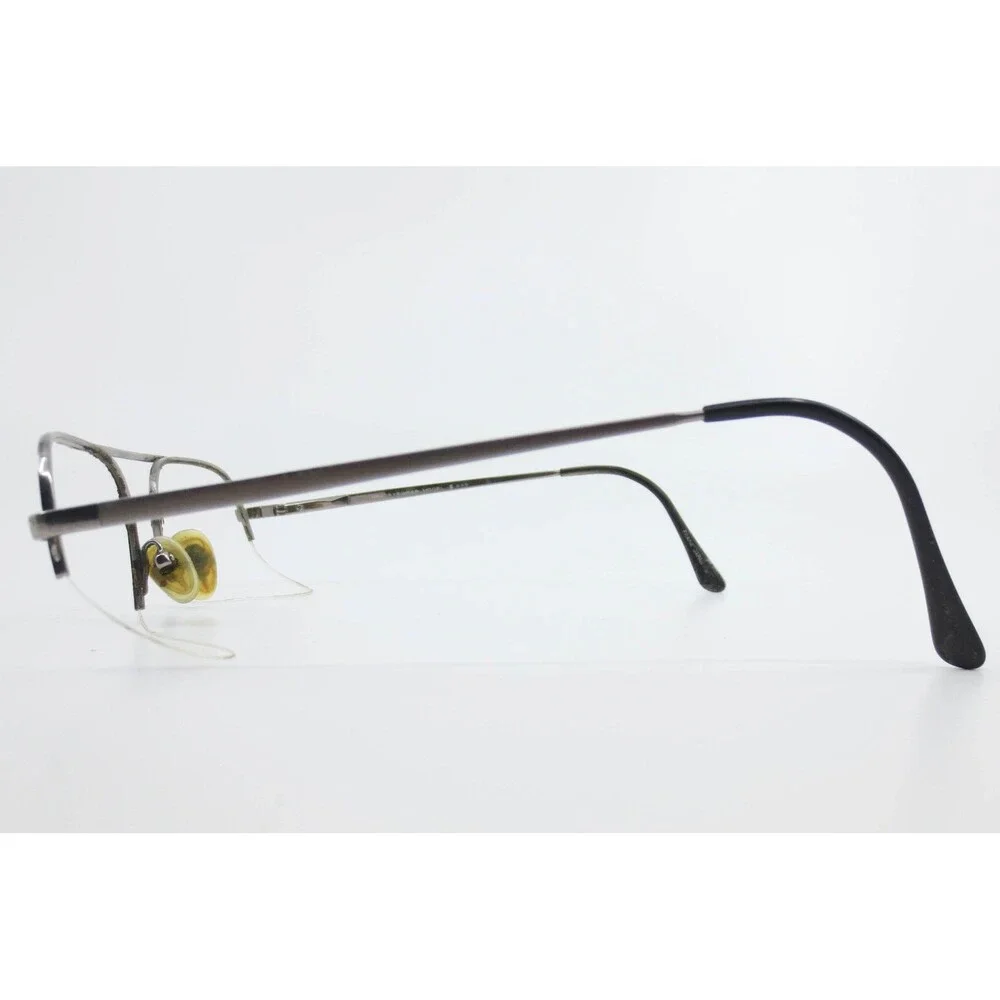 Altair Eyewear Model 245 Aviator Eyeglass Frames Gunmetal Gray 58-17-145